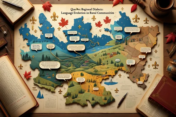 Regional Dialects and Language Evolution in Rural Quebec