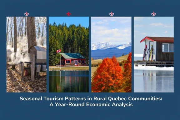 Seasonal Tourism Patterns in Rural Quebec Communities